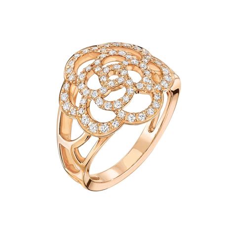 chanel rose ring|Chanel rings price guide.